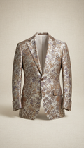 Tailored Silk Brocade Jacket