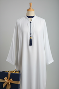 White Thobe on Mannequin